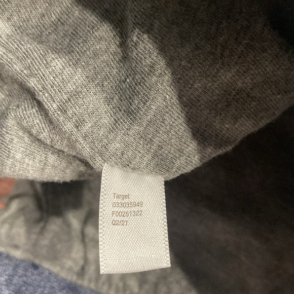 Cat & Jack Gray  Blue Baby Boy Joggers Lining Pants Size 12M ! - Picture 7 of 8